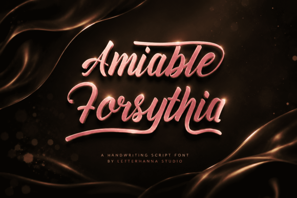 Amiable Forsythia: A Font That Feels Like a Handwritten Note