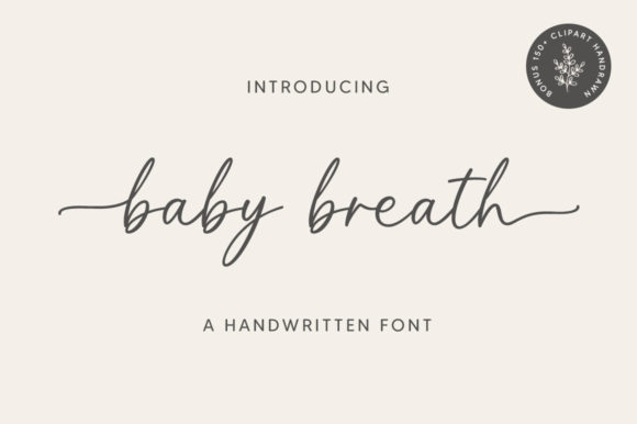 Baby Breath: A Graceful Script for Elegant Design Projects
