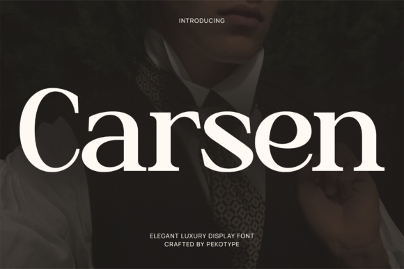 Carsen: A Serif Font for Calm, Modern Luxury