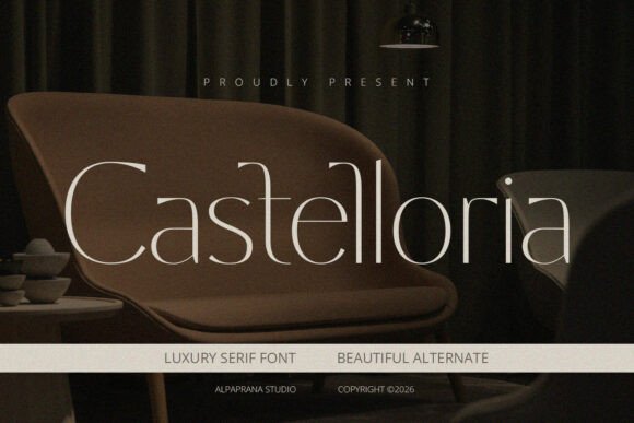 Castelloria: A Modern Serif for Timeless Branding