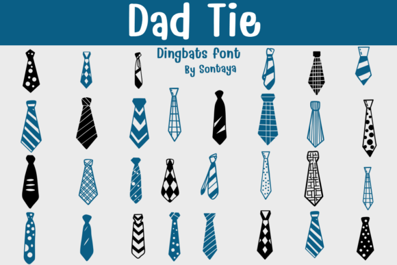 Dad Tie: A Playful Font for Projects with Personality