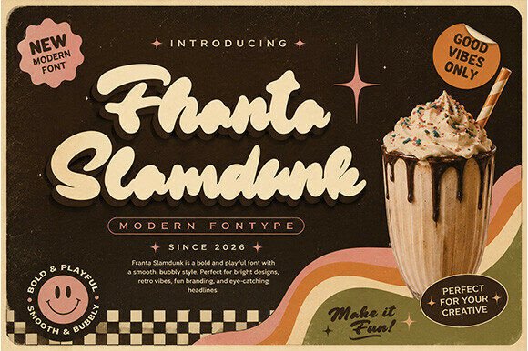 Fhanta Slamdunk: The Ultimate Retro Display Typeface