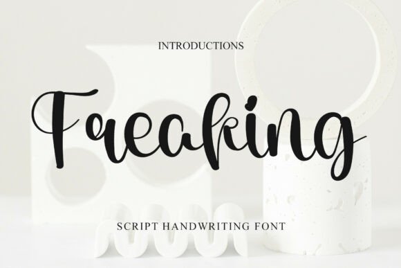 Freaking Font: Where Confidence Meets Calligraphy