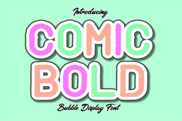 Inject Playful Energy Into Your Designs with Comic Bold