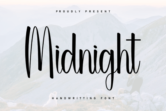 Midnight: A Handwritten Font with Heartfelt Charm