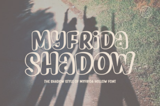 Myfrida Shadow: A Handwritten Font with Depth and Personality