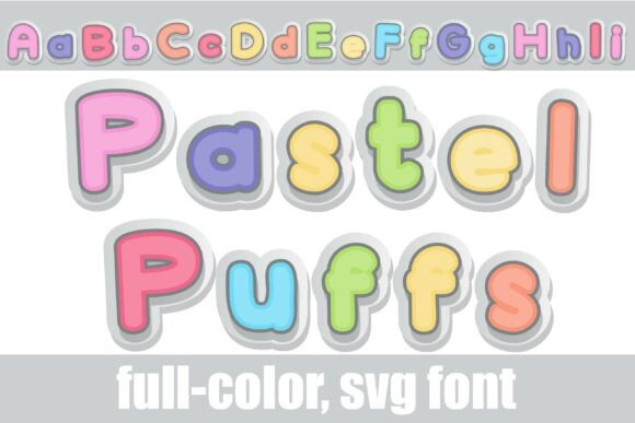 Pastel Puffs: The Ultimate Font for Soft, Inviting Designs