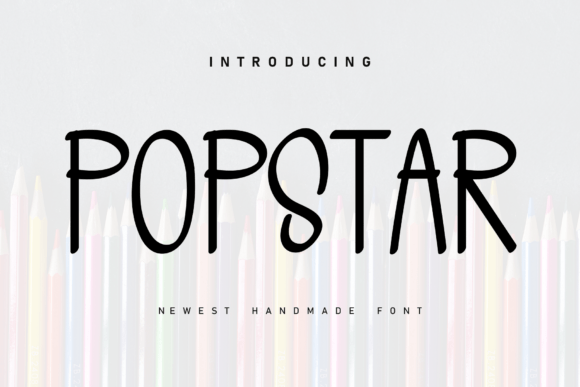 Popstar Font: The Marker-Style Typeface with a Relaxed, Sporty Vibe