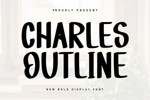 The Warmth of Charles Outline: A Handwritten Font for Cozy Designs