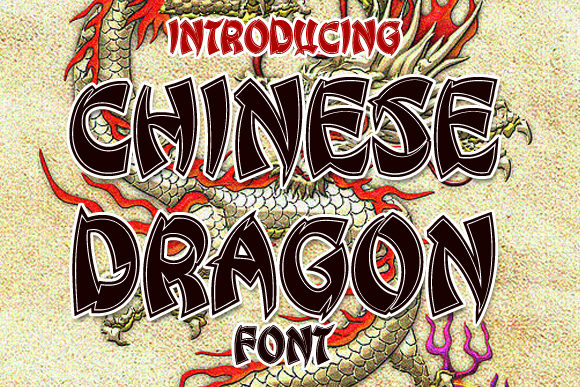 Unleashing Tradition: The Bold Aesthetic of the Chinese Dragon Typeface