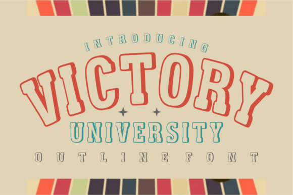 Victory University: The Bold Typeface for Championship Branding