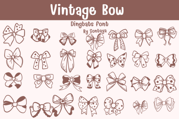 Vintage Bow: A Playful Typeface for Timeless Branding